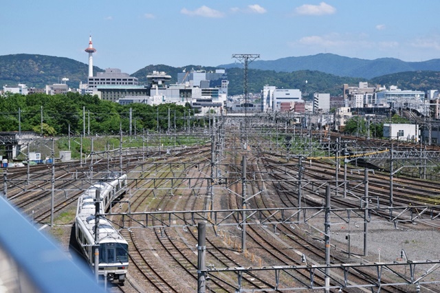 京都鉄道博物館展望台